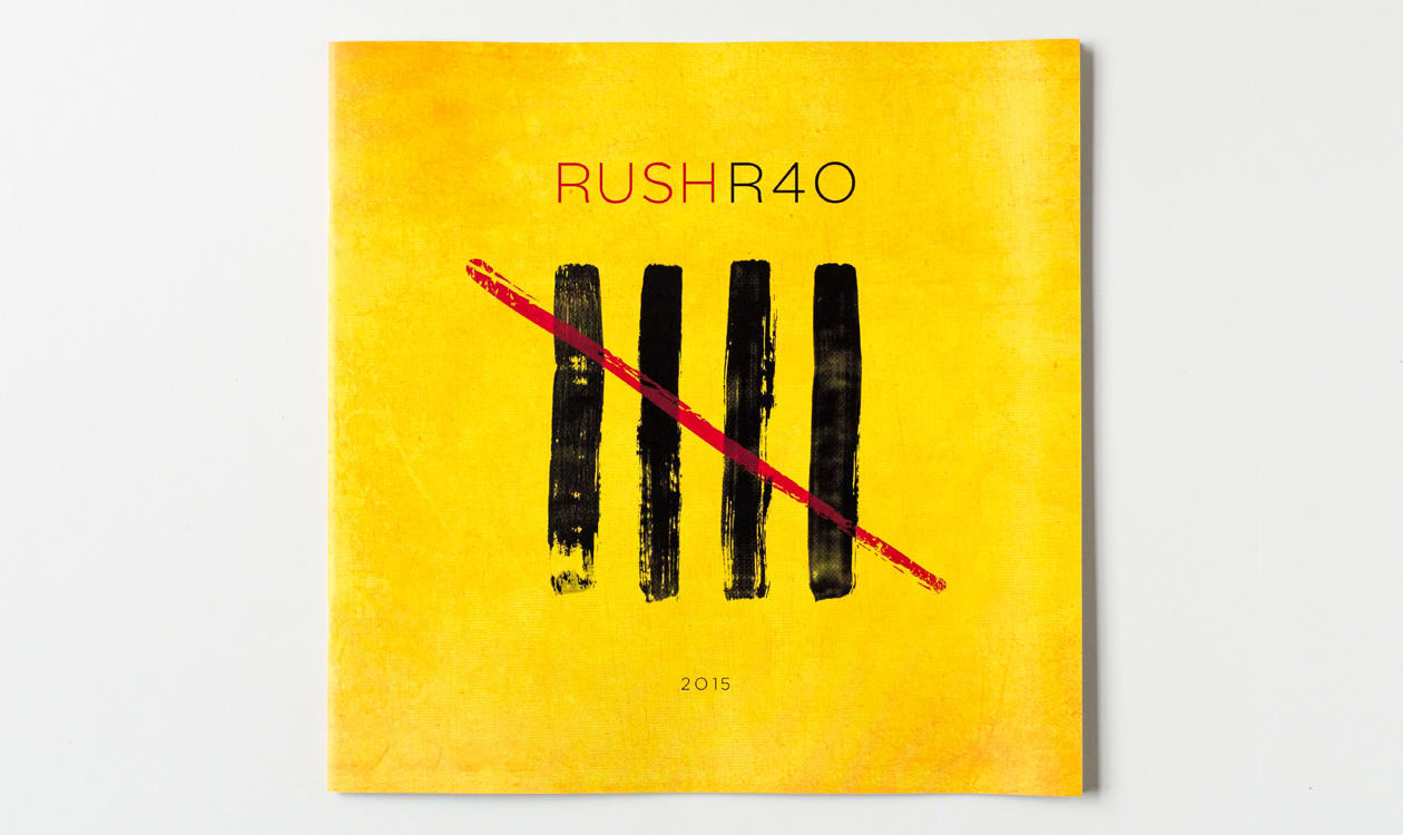 rush's printed tour book printing by battlefield press