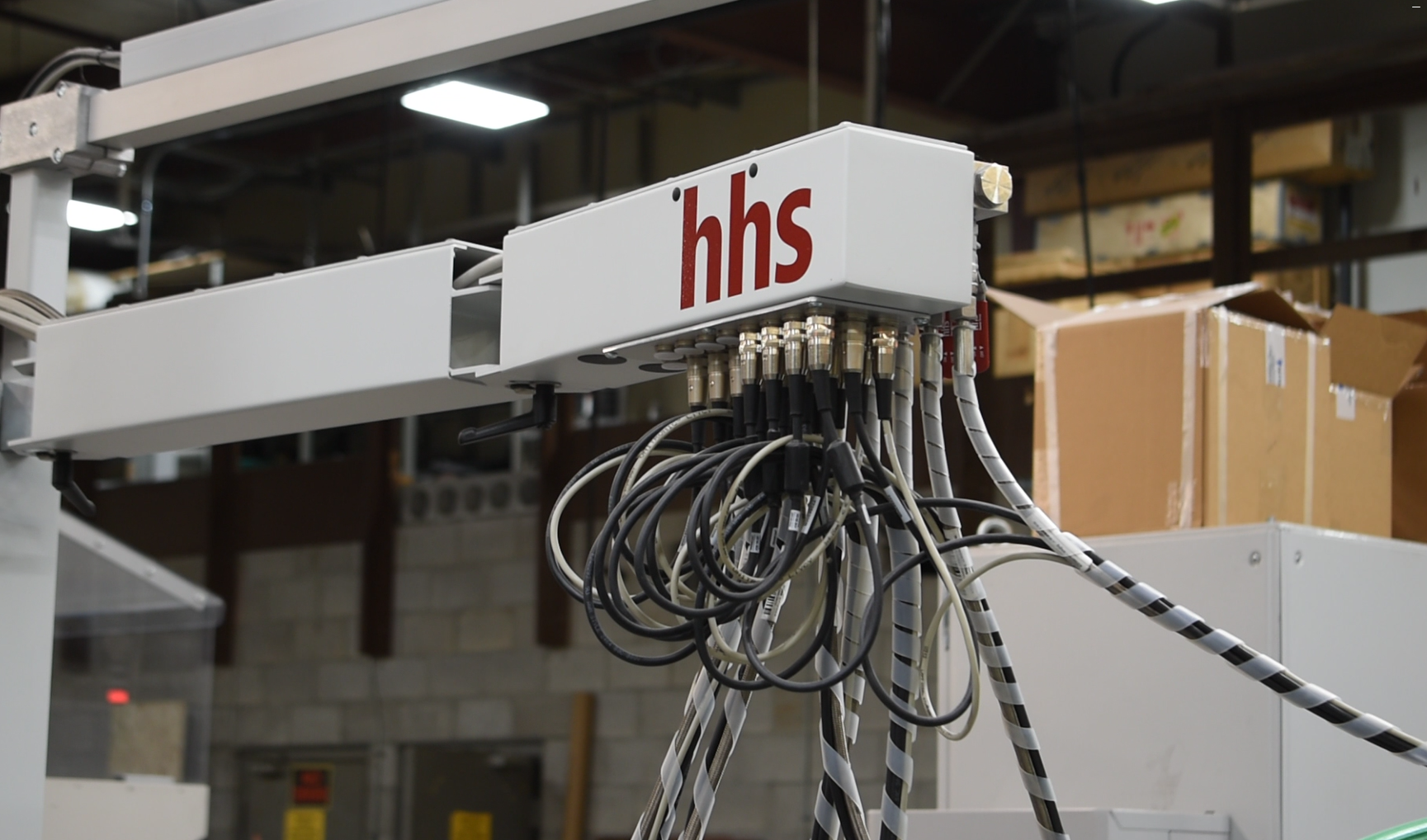 Close-up detail of HHS glue systems